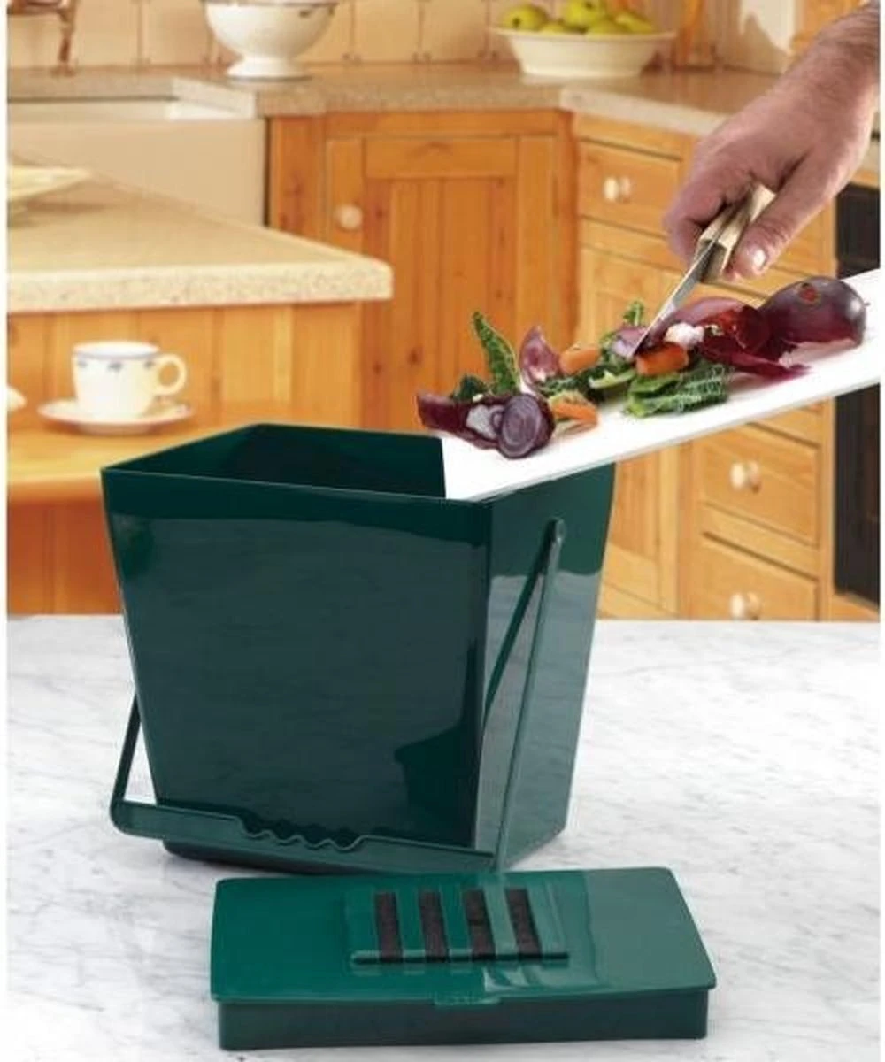 GFT Bakje Met Geurfilter - Mini 5L 5 L 1 GFT Bakje Met Geurfilter - Mini 5L 5 L