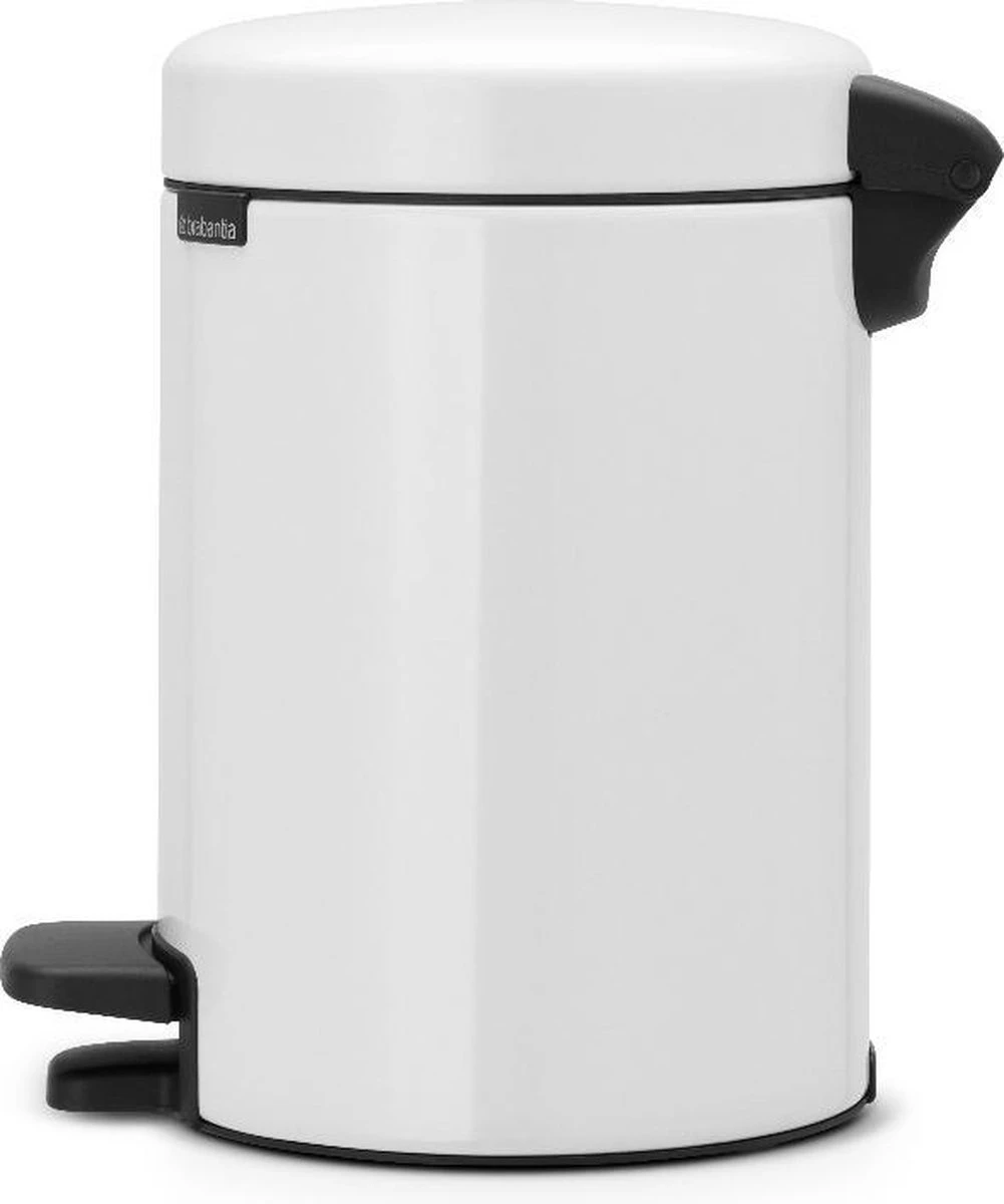 Brabantia NewIcon Prullenbak - 3 L - White 6 Brabantia NewIcon Prullenbak - 3 L - White - Afbeelding 6