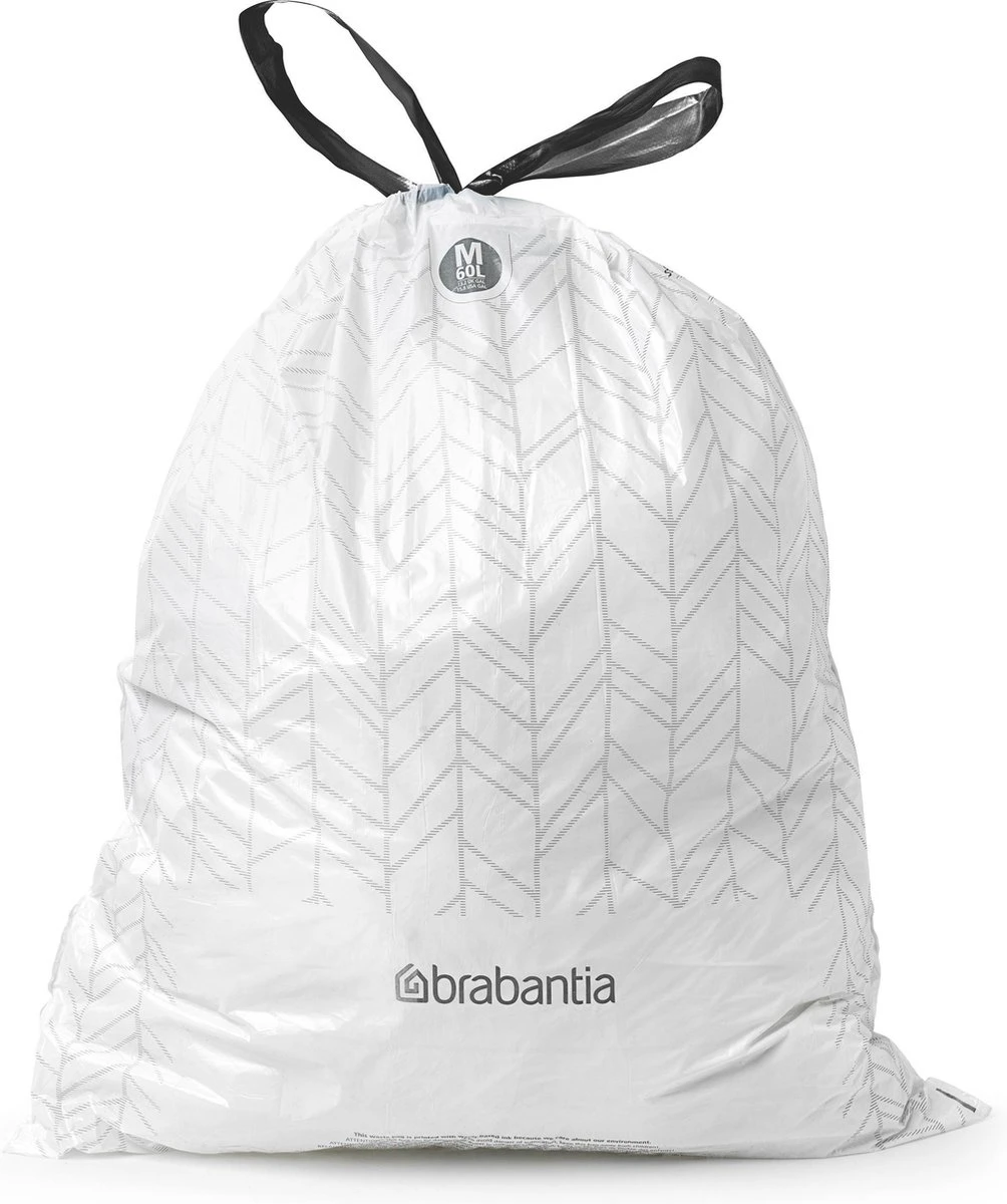 Brabantia PerfectFit Vuilniszakken - 60 L - Code M - 6 Rollen X 20 Stuks 8 Brabantia PerfectFit Vuilniszakken - 60 L - Code M - 6 Rollen X 20 Stuks - Afbeelding 8
