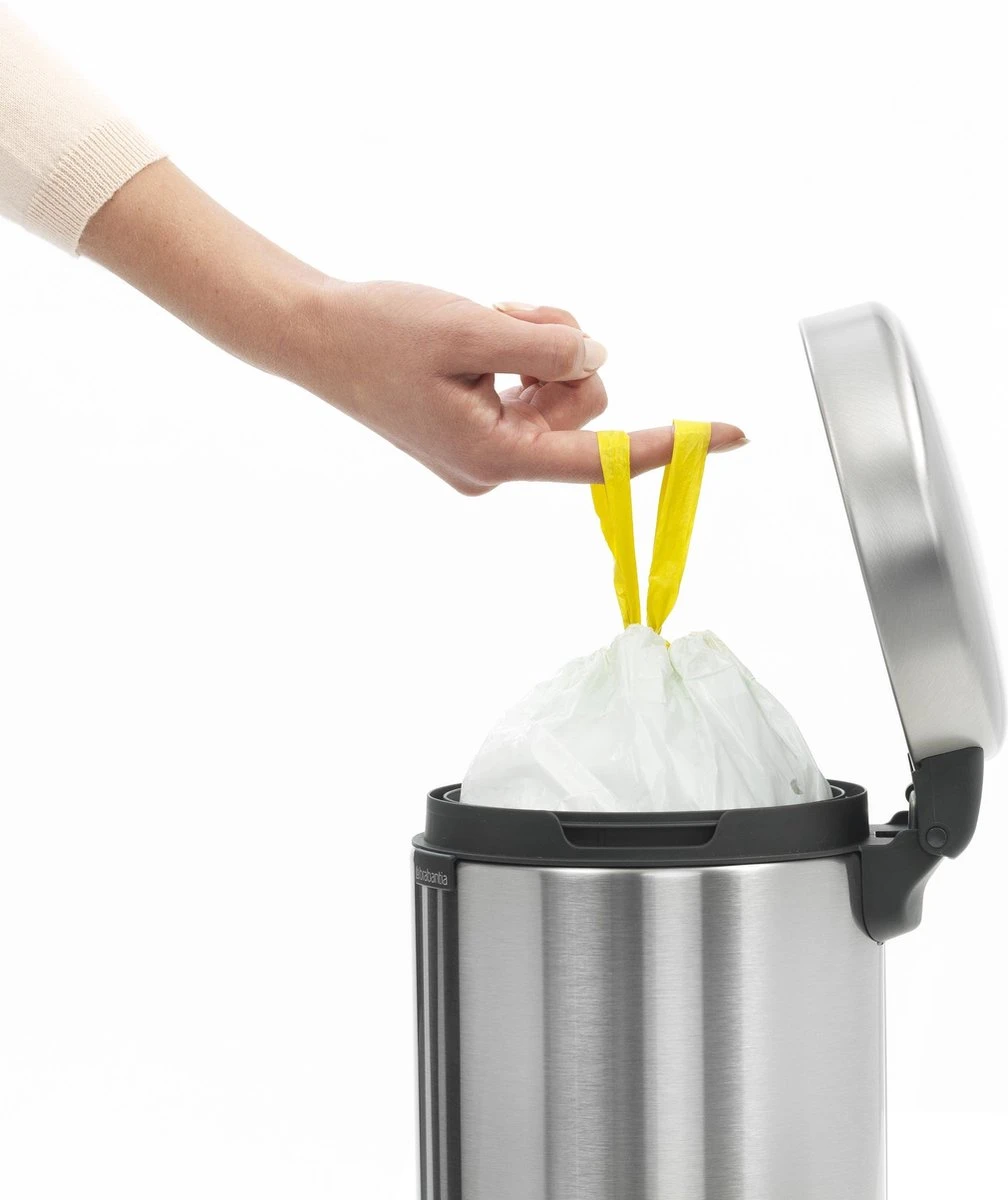 Brabantia NewIcon Prullenbak - 3 L - Matt Steel Fingerprint Proof 5 Brabantia NewIcon Prullenbak - 3 L - Matt Steel Fingerprint Proof - Afbeelding 5