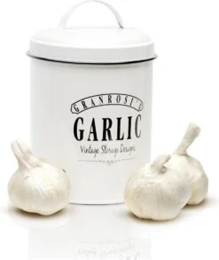 Klarstein Granrosi Montana Knoflookpot Emaille-staalplaat 12 X 18 Cm (ØxH) Roestvrij