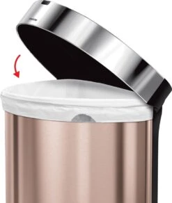 Simplehuman Prullenbak Liner Pocket Half Rond Sensor - 45 L -Thuis Opslag Winkel 1016x1200 8