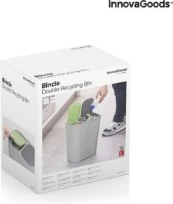 INNOVAGOODS - AFVALBAK - AFVALSCHEIDING - DUO PRULLENBAK - AFVAL SCHEIDEN - AFVALBAK AFVALSCHEIDING -Thuis Opslag Winkel 1021x1200 5