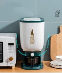 Deluqse Rijst Dispenser - Rijst Container - Grijs - Voedsel Dispenser - Rijst Opbergdoos - Rijst Bewaren - Rijst Opberg Container 15 Deluqse Rijst Dispenser - Rijst Container - Grijs - Voedsel Dispenser - Rijst Opbergdoos - Rijst Bewaren - Rijst Opberg Container -Thuis Opslag Winkel 1028x1200