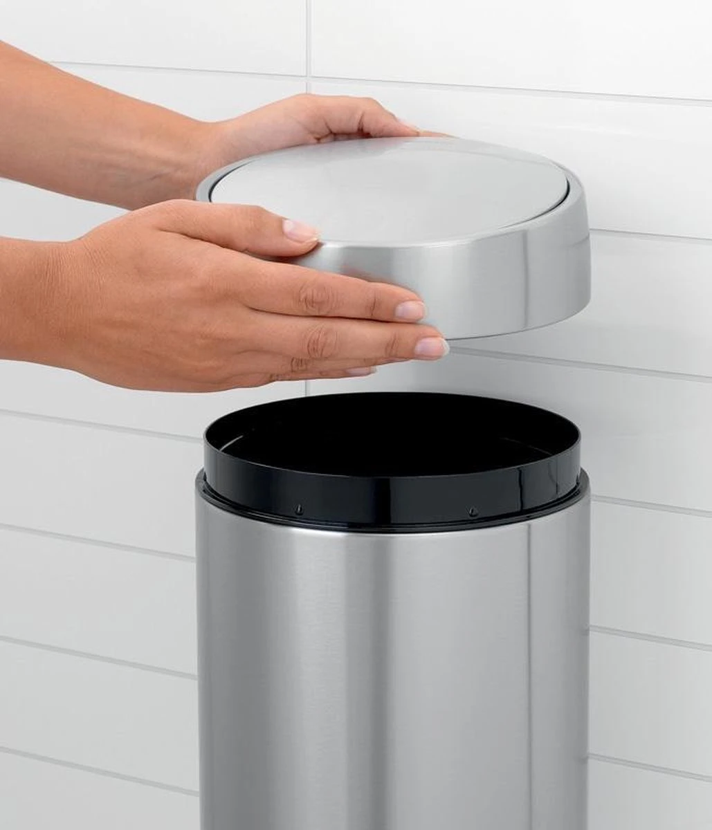 Brabantia Slide Bin Prullenbak - 5 L - Matt Black 5 Brabantia Slide Bin Prullenbak - 5 L - Matt Black - Afbeelding 5
