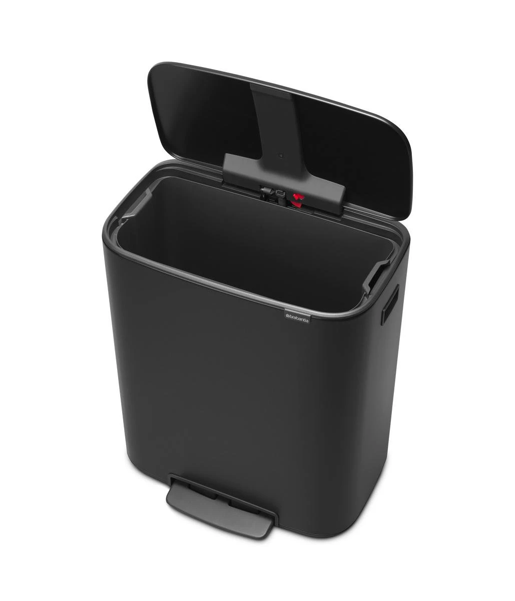 Brabantia Bo Prullenbak - 60 L - Matt Black 2 Brabantia Bo Prullenbak - 60 L - Matt Black - Afbeelding 2