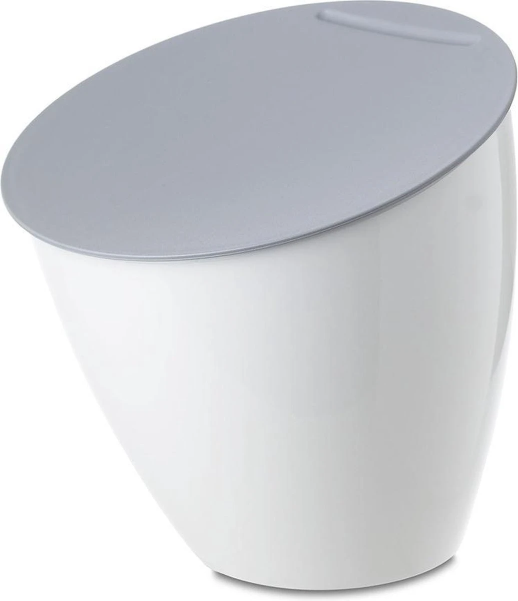 Mepal - Afvalbakje Calypso - Afvalbakje Voor Op Het Aanrecht - 2.2 Liter - Wit - Grote Vulopening - Gemakkelijk Te Reinigeren 1 Mepal - Afvalbakje Calypso - Afvalbakje Voor Op Het Aanrecht - 2.2 Liter - Wit - Grote Vulopening - Gemakkelijk Te Reinigeren