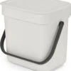 Brabantia Sort & Go Aanrecht Afvalbakje - 3 L - Light Grey
