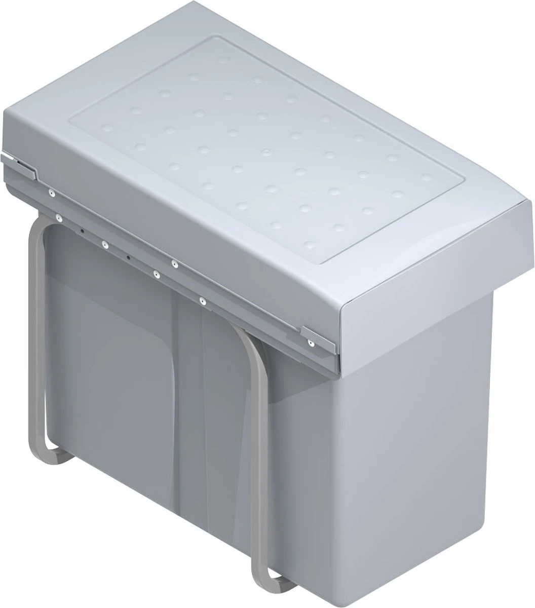 Eleganca Afvalbak 30 Liter - Uittrekbare Prullenbak - Vuilnisbak - Inbouw Afvalemmer - Grijs - B25,5xD45xH40cm 4 Eleganca Afvalbak 30 Liter - Uittrekbare Prullenbak - Vuilnisbak - Inbouw Afvalemmer - Grijs - B25,5xD45xH40cm - Afbeelding 4