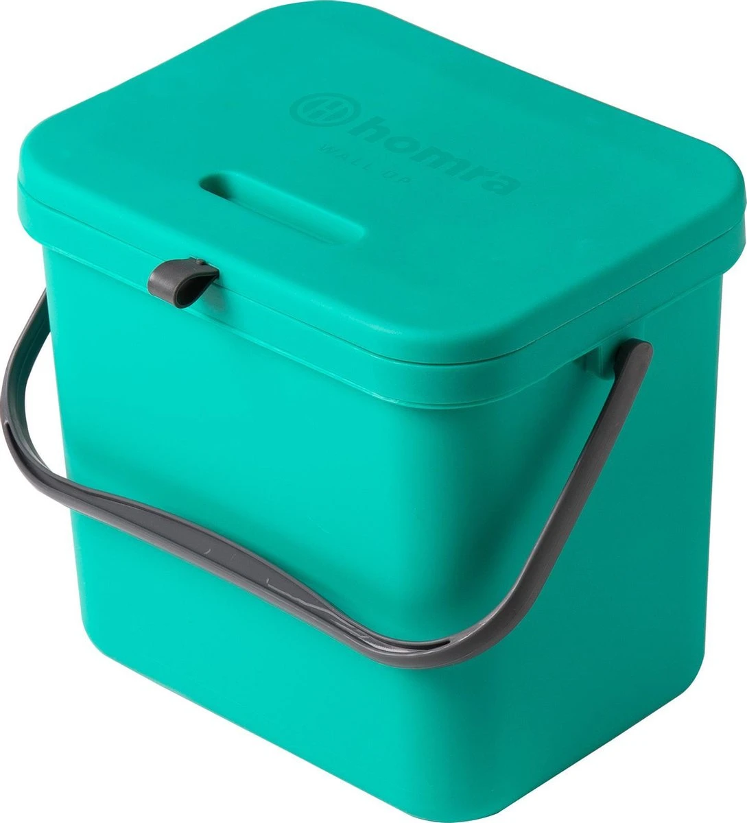 Homra Wall-up Prullenbak | Inbouwprullenbak Ophangbaar Met Plakstrip | GFT Vuilbak | Werkblak Afvalbak | Draagbare Vuilnisemmer | 8L Inhoud | Groen 2 Homra Wall-up Prullenbak | Inbouwprullenbak Ophangbaar Met Plakstrip | GFT Vuilbak | Werkblak Afvalbak | Draagbare Vuilnisemmer | 8L Inhoud | Groen - Afbeelding 2