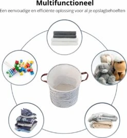 MAESON Wasmand Met Deksel - Opvouwbaar - Waterdicht - 72 L - Opbergmand Kinderkamer - Wit 12 MAESON Wasmand Met Deksel - Opvouwbaar - Waterdicht - 72 L - Opbergmand Kinderkamer - Wit -Thuis Opslag Winkel 1097x1200 1