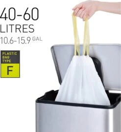 EKO Afvalzakken Type F 40-60 Liter - 6 Rollen Van 12 Zakken -Thuis Opslag Winkel 1097x1200 4