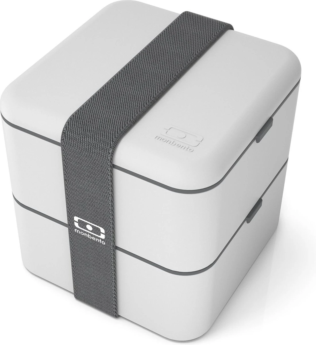 Monbento Bento MB Original Lunchbox Square - Grijs 1 Monbento Bento MB Original Lunchbox Square - Grijs