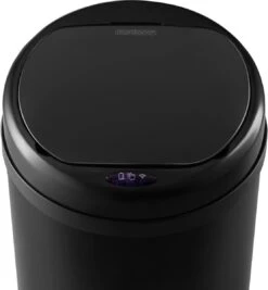 Monzana Prullenbak 56 Liter Inhoud - Met Sensor - RVS Zwart -Thuis Opslag Winkel 1110x1200 5