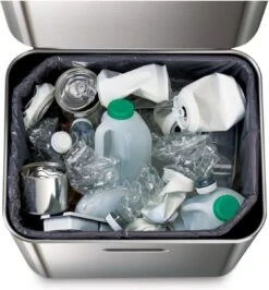 Joseph Joseph Intelligent Waste Prullenbak Totem Max - 60 L - Zilver -Thuis Opslag Winkel 1115x1200 2