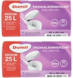 40x Afvalzakken/vuilniszakken 25 Liter - Extra Sterke Lekvrije Pedaalemmerzakken -Thuis Opslag Winkel 1116x1200 1