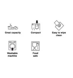 Roll'Eat Snack'n Go Herbruikbaar Boterhamzakje - Grijs -Thuis Opslag Winkel 1122x1200 2