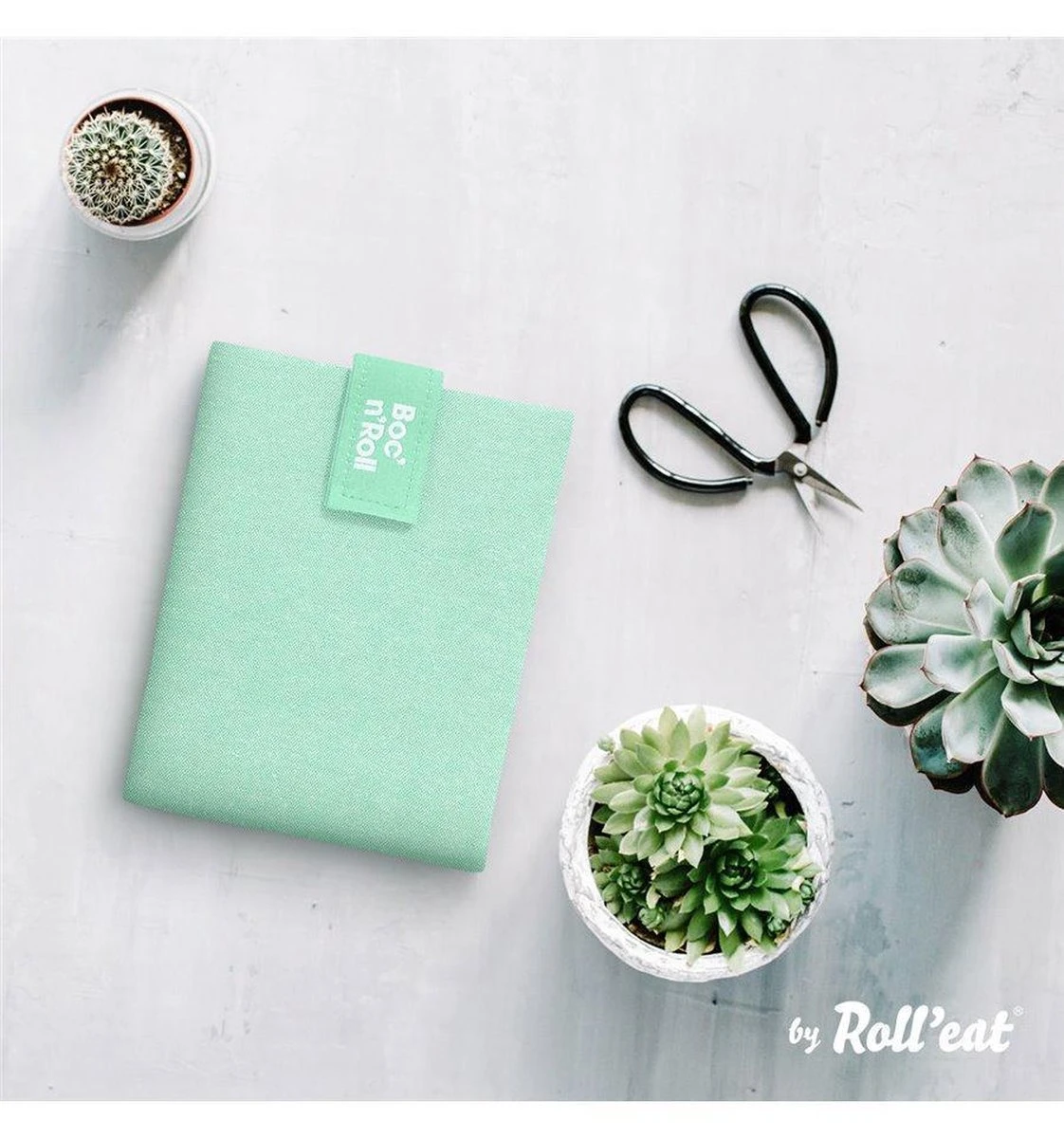 Roll'Eat Boc'n'Roll Foodwrap - Eco Mint 3 Roll'Eat Boc'n'Roll Foodwrap - Eco Mint - Afbeelding 3