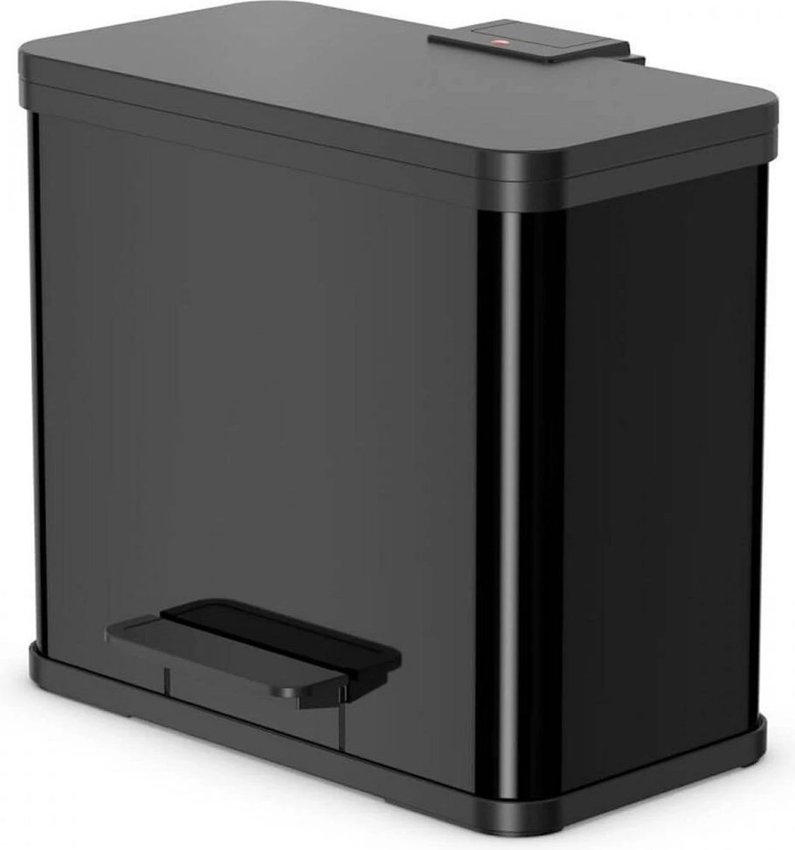 Hailo Öko Trio Plus Prullenbak - 3 X 9L - Zwart 1 Hailo Öko Trio Plus Prullenbak - 3 X 9L - Zwart