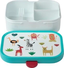 Mepal – Lunchset Campus (sb + Lb) – Schoolbeker En Broodtrommel Voor Kinderen – Animal Friends – Bento Box - Lekvrij -Thuis Opslag Winkel 1126x1200