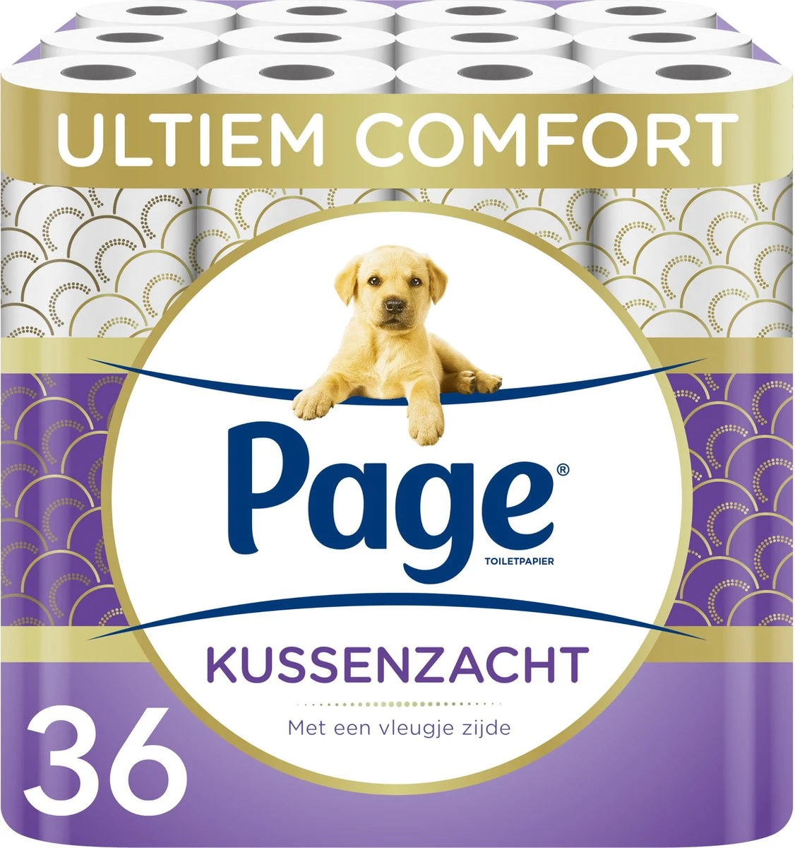 Page Toiletpapier - 36 Rollen - Kussenzacht Wc Papier (3-laags) - Voordeelverpakking 1 Page Toiletpapier - 36 Rollen - Kussenzacht Wc Papier (3-laags) - Voordeelverpakking