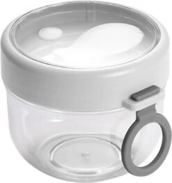 Deluqse Overnight Oats Potjes - Overnights Oats Beker - Set Van 3 - Oats Potjes - Overnight Oats Jar - Muesli Beker - Havermout Potjes -Thuis Opslag Winkel 1133x1200