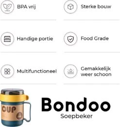 Soepbeker Magnetron 500ml- Milieuvriendelijk - Hitte Bestendige Beker - Lunchcontainer - Yoghurt To Go - Soepbeker To Go - Inclusief Lepel/vork - Donker Blauw 23 Soepbeker Magnetron 500ml- Milieuvriendelijk - Hitte Bestendige Beker - Lunchcontainer - Yoghurt To Go - Soepbeker To Go - Inclusief Lepel/vork - Donker Blauw -Thuis Opslag Winkel 1139x1200 5