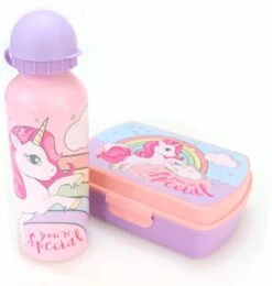 Broodtrommel + Drinkfles Unicorn | Lunchbox Voor Kinderen | Eenhoorn Roze LS03a 13 Broodtrommel + Drinkfles Unicorn | Lunchbox Voor Kinderen | Eenhoorn Roze LS03a -Thuis Opslag Winkel 1141x1200