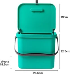 Homra Wall-up Prullenbak | Inbouwprullenbak Ophangbaar Met Plakstrip | GFT Vuilbak | Werkblak Afvalbak | Draagbare Vuilnisemmer | 8L Inhoud | Groen 18 Homra Wall-up Prullenbak | Inbouwprullenbak Ophangbaar Met Plakstrip | GFT Vuilbak | Werkblak Afvalbak | Draagbare Vuilnisemmer | 8L Inhoud | Groen -Thuis Opslag Winkel 1143x1200 3