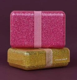 Lunch Box: Glitter - Roze | A Little Lovely Company -Thuis Opslag Winkel 1149x1200