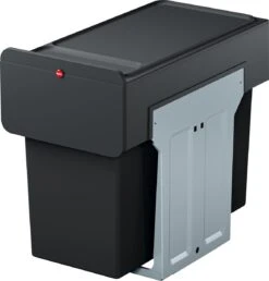 Hailo 0310-300 EcoLine Design Trio L Inbouwafvalemmer 3x10L Met 3 Compartimenten Zwart -Thuis Opslag Winkel 1150x1200 3