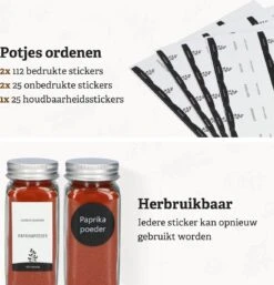 25 Glazen Kruidenpotjes Met Strooideksel - Vierkante Kruidenstrooier - Complete Set Met Stickers, Trechter En Stift -Thuis Opslag Winkel 1153x1200 1