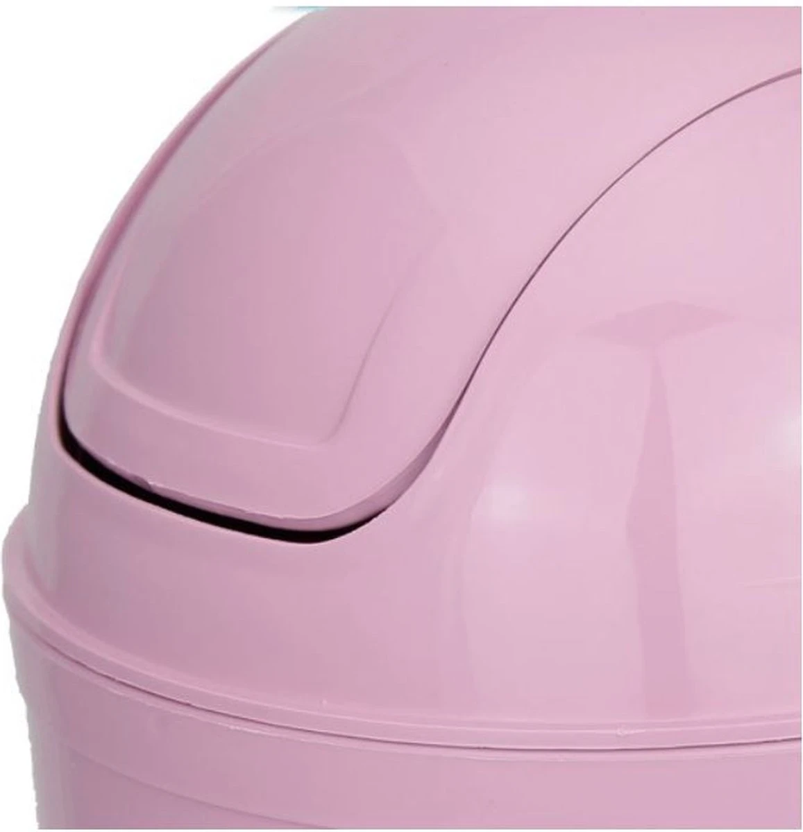 Tafel Afvalemmer Met Swingdeksel Roze 2 Tafel Afvalemmer Met Swingdeksel Roze - Afbeelding 2