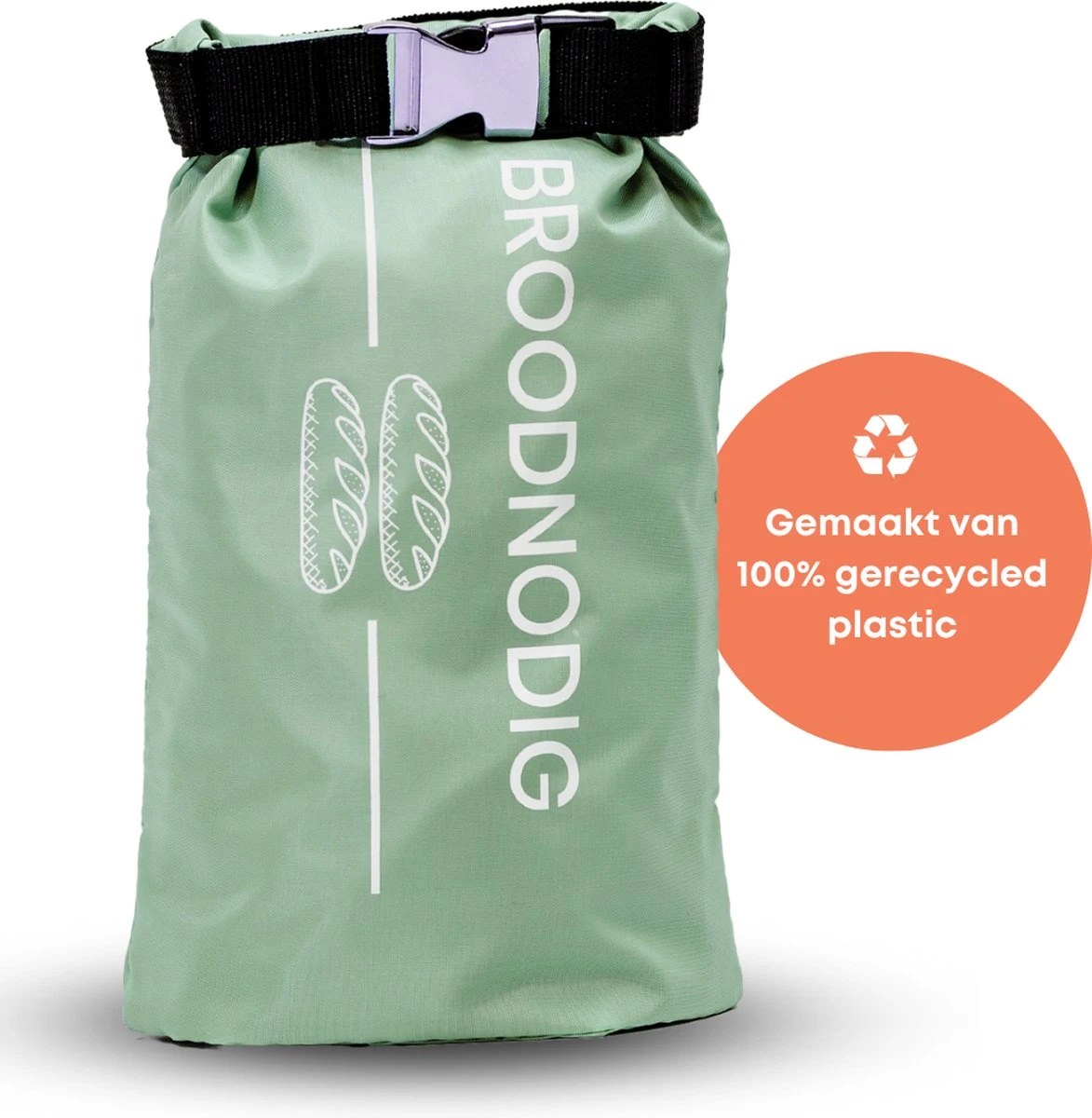 BROODNODIG® - Herbruikbare Boterhamzak - Van 100% Gerecyclede PET-flessen - Ideaal Als Diepvrieszakjes - Lunchzak - Herbruikbaar Boterhamzakje - Foodwrap - Lunchbox - 30x20cm - Pastel Groen 1 BROODNODIG® - Herbruikbare Boterhamzak - Van 100% Gerecyclede PET-flessen - Ideaal Als Diepvrieszakjes - Lunchzak - Herbruikbaar Boterhamzakje - Foodwrap - Lunchbox - 30x20cm - Pastel Groen