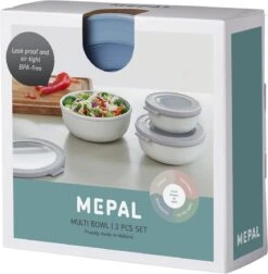 Mepal - Multikom Cirqula 3-delige Set (350 + 750 + 1250 Ml) - Mag In De Vriezer, Magnetron En Vaatwasser – Nordic Green – Meal Prep Bakjes - Bewaardozen Met Deksel -Thuis Opslag Winkel 1176x1200 3