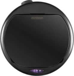 Monzana Prullenbak 56 Liter Inhoud - Met Sensor - RVS Zwart -Thuis Opslag Winkel 1177x1200 1