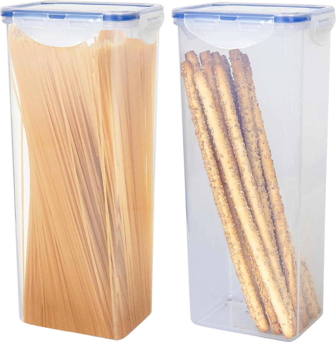 Lock&Lock Vershouddoos - Bewaardoos Voedsel - Voorraadpot - Set Van 2 Stuks - Voor Spaghetti/Pasta - 2 Liter - Transparant 1 Lock&Lock Vershouddoos - Bewaardoos Voedsel - Voorraadpot - Set Van 2 Stuks - Voor Spaghetti/Pasta - 2 Liter - Transparant