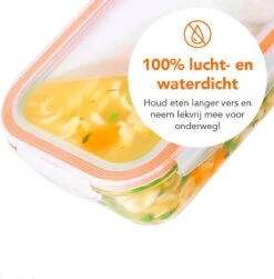 Lock&Lock Glazen Vershoudbakjes - Glazen Meal Prep Bakjes - Glazen Bakjes Met Deksel - Ovenschaaltjes Met Deksel - Set Van 6 Stuks - 380 Ml -Thuis Opslag Winkel 1182x1200 9