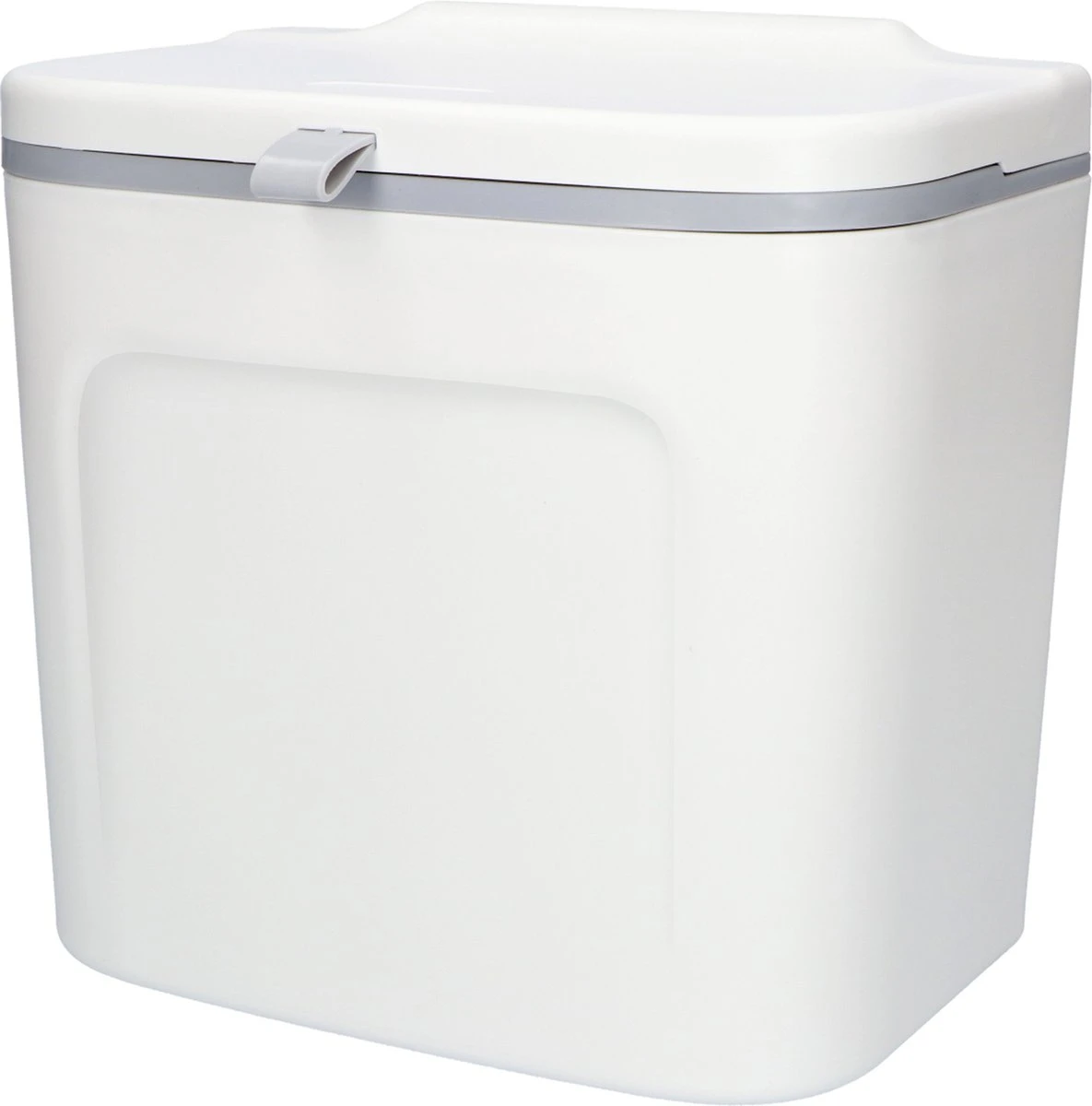 7L Prullenbak – Hangen Of Staan – Aanrecht Afvalbakje – GFT Afvalbakje – Wit - Goed Sluitende Deksel - Geen Geur En Fruitvliegen - Afvalscheiding 1 7L Prullenbak – Hangen Of Staan – Aanrecht Afvalbakje – GFT Afvalbakje – Wit - Goed Sluitende Deksel - Geen Geur En Fruitvliegen - Afvalscheiding
