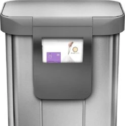 Simplehuman - Liner Pocket - Prullenbak - 45 Liter - RVS - Met Kunststof Deksel 11 Simplehuman - Liner Pocket - Prullenbak - 45 Liter - RVS - Met Kunststof Deksel -Thuis Opslag Winkel 1186x1200 8