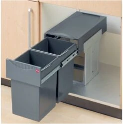 Hailo Tandem - Inbouw Prullenbak - 30 Liter Inhoud - Met 2 Compartimenten - Grijs 12 Hailo Tandem - Inbouw Prullenbak - 30 Liter Inhoud - Met 2 Compartimenten - Grijs -Thuis Opslag Winkel 1188x1200 6