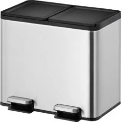EKO Essential Splitted Prullenbak - 2x 10 L - Mat RVS -Thuis Opslag Winkel 1191x1200 8