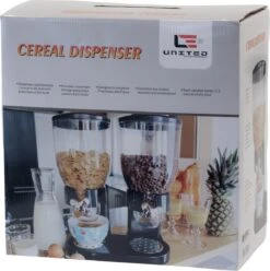 United Entertainment - Cornflakes Dispenser - 2 Dispensers - 42 X 33 X 20 Cm - Zwart 29 United Entertainment - Cornflakes Dispenser - 2 Dispensers - 42 X 33 X 20 Cm - Zwart -Thuis Opslag Winkel 1193x1200 4