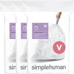 Simplehuman Afvalzakken 16-18 Liter Code V Transparant - 60 Stuks -Thuis Opslag Winkel 1194x1200 6