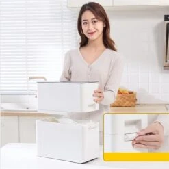 Merkloos TDR-Japans Rijst/Granen Container/Dispenser/ Opbergdoos - 6KG Inhoud - Wit 25 Merkloos TDR-Japans Rijst/Granen Container/Dispenser/ Opbergdoos - 6KG Inhoud - Wit -Thuis Opslag Winkel 1198x1200 1