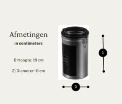 Préfère® Koffiebonen Bewaarbus 1,6L - Koffiepads Bewaarbus - Koffieblikbewaarblik - Zilver/Zwart 5 Préfère® Koffiebonen Bewaarbus 1,6L - Koffiepads Bewaarbus - Koffieblikbewaarblik - Zilver/Zwart -Thuis Opslag Winkel 1200x1020 1