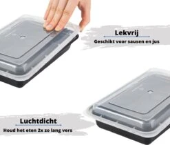 Meal Prep Bakjes - 7 Stuks - 1 Compartiment - Lunchbox - Diepvriesbakjes - Vershoudbakjes - Plastic Bakjes Met Deksel - Magnetron Bakjes Met Deksel - Meal Prep - Vershouddoos - 1L - BPA Vrij 12 Meal Prep Bakjes - 7 Stuks - 1 Compartiment - Lunchbox - Diepvriesbakjes - Vershoudbakjes - Plastic Bakjes Met Deksel - Magnetron Bakjes Met Deksel - Meal Prep - Vershouddoos - 1L - BPA Vrij -Thuis Opslag Winkel 1200x1022 1