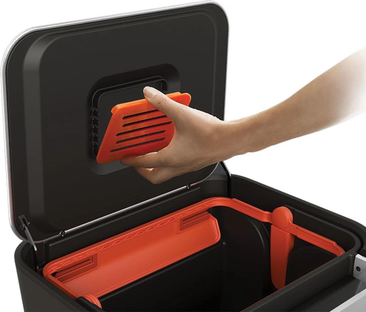 Joseph Joseph Intelligent Waste Prullenbak Titan Slim - RVS - 30 L - Zilver 14 Joseph Joseph Intelligent Waste Prullenbak Titan Slim - RVS - 30 L - Zilver - Afbeelding 14