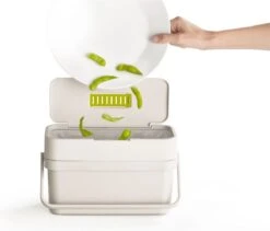 Joseph Joseph Compo Food Afvalemmer - 4L - Stone Wit -Thuis Opslag Winkel 1200x1024 2