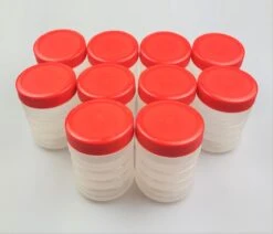 500 Ml Plastic Kunststof Bakjes Met Draai Dop/-deksel (rood) - 20 Stuks -Thuis Opslag Winkel 1200x1028